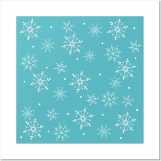 Pretty snowflakes Posters and Art